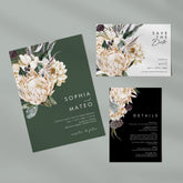 White Floral Wedding Favor Box