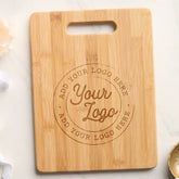 Business Logo Custom Vintage Wooden Engraved Cutting Board