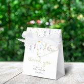 Wildflower Baby Shower Thank You Favor Boxes