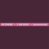Deaf pet DIY pink Collar