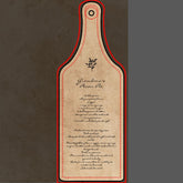 Family Recipe Keepsake Custom Text Cutting Board