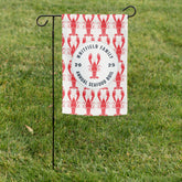Seafood Boil Custom Annual Family Reunion Lobster Garden Flag