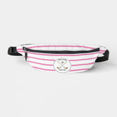 Personalized Golf Club Golfer Pink Striped Fanny Pack