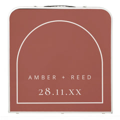 Terracotta Arch Wedding Beer Pong Table