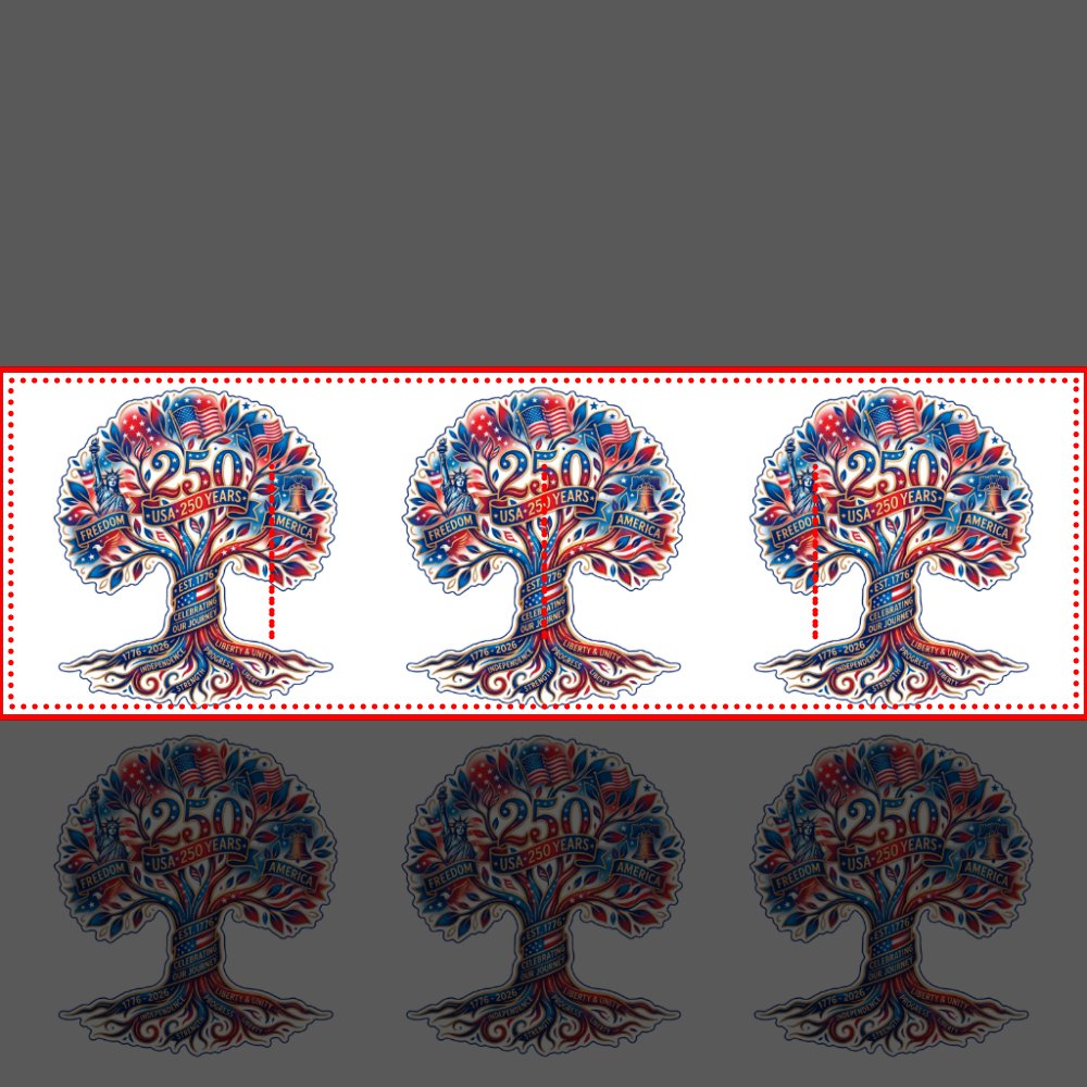 Patriotic Tree for America's 250th anniversary Teapot