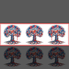 Patriotic Tree for America's 250th anniversary Teapot