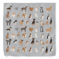 Dog Breed Dog Lover Fun Pattern Bandana