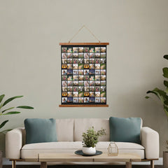 Personalized 80 Photo Collage Hanging Tapestry