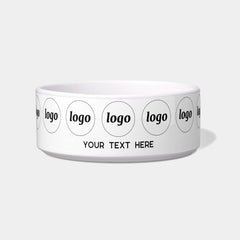 Simple Logo Business Promotional Pet Bowl