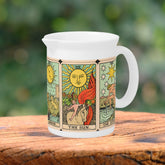 Vintage Tarot Cards Sun Moon Stars Beverage Pitcher