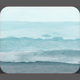 Abstract watercolor blue sea mouse pad