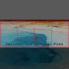 Yellowstone National Park Blue Pool Photo Nature Beverage Pitcher