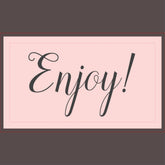 Pink Minimal Simple Place Card Holder