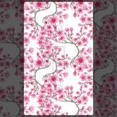 Elegant Pink Cherry Blossom Floral Watercolor Light Switch Cover