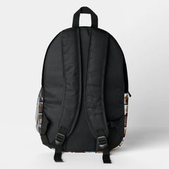 6 Photo - All Over Pattern - black white Printed Backpack