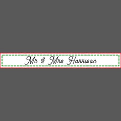 Personalized Wedding Lawn Game Giant Topple Tower
