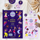 Groovy Disco Purple Lila Party Millennial Retro Beer Pong Table