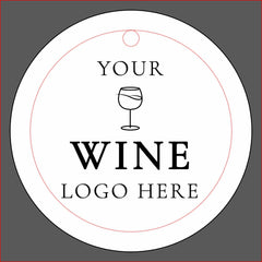 Your Custom Wine Logo | White Winery Bar Tasting Charm