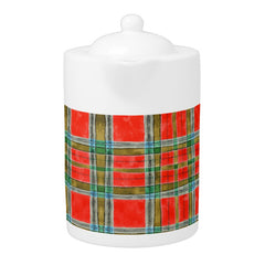 MAC BAIN TARTAN Porcelain Teapot