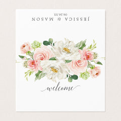 Blushing Blooms Place Cards