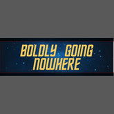 Space Boldly Going Nowhere Bumper Sticker