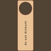 Camel Minimal Typewriter | do not disturb Door Hanger