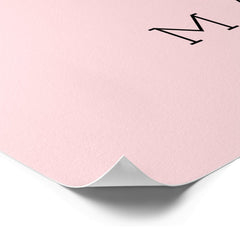 Personalized - Minnie Mouse | Posing in Pink Poster