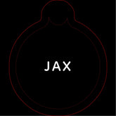Simple all black minimal custom name dog cat pet ID tag