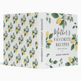 Sweet Lemon & Greenery Mother's Recipe Cookbook 3 Ring Binder