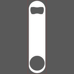 Bar Key | Personalized Black Bottle Opener Gift