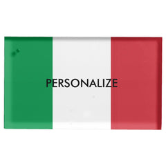 Custom Italian flag table place card holders
