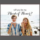 Will You be Maid of Honor Custom Photo Jigsaw Puzzle