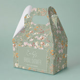 Sage Green Wildflower Boho Bridal Shower Garden Favor Boxes
