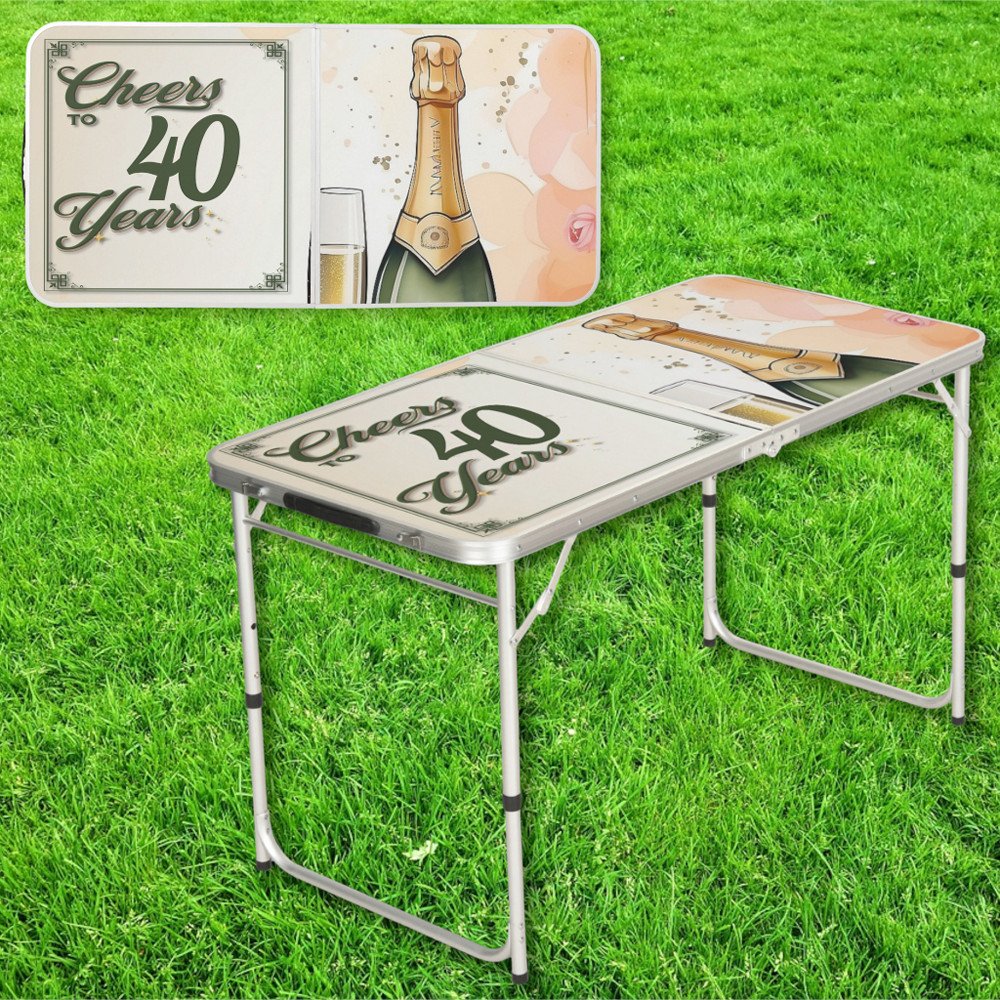 Cheers to Years Party Beer Pong Table