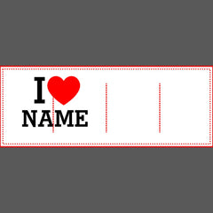 I Heart Name Beverage Pitcher