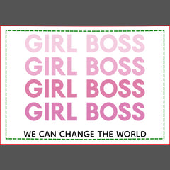 Modern Pink Girl Boss Best Girly Gift Shot Glass