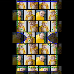 4 Photo Collage Template Make Your Own Fun Socks
