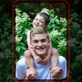Two-sided custom photo car air freshener