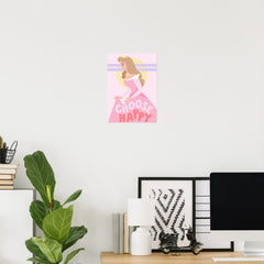 Sleeping Beauty - Choose Happy Inspirational Poster