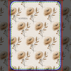Boho Woodland Baby Blanket - Baby Shower Gift