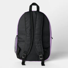 Cool Soccer Themed Personalized Printed Backpack
