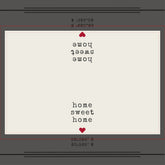 Personalized Home Sweet Home Coordinates Kitchen Towel