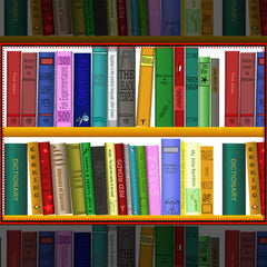 Books Paper Placemats