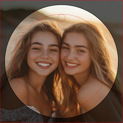 Create Your Own Collage with 4 Photos Wine Charm