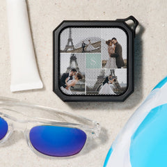 Create Your Own Monogrammed 5-Photo Collage Bluetooth Speaker