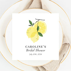 Lemon Yellow Main Squeeze Paper Napkin