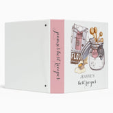 Personalized Recipes 3 Ring Binder