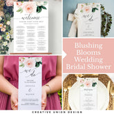 Wedding Favor Bag Love is Sweet Blushing Blooms