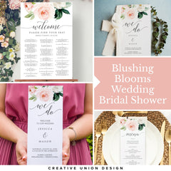 Wedding Favor Bag Love is Sweet Blushing Blooms