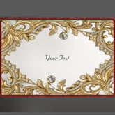 Decorative Gold Paper Placemat